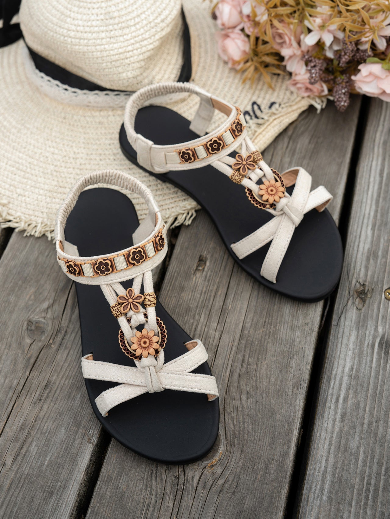 Women's Flat Plus Size Bohemian Beach Shoes
