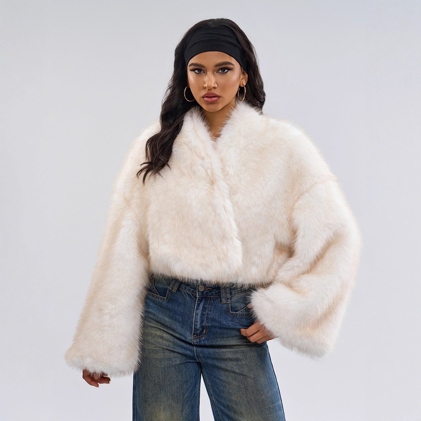 Vintage Fur Coat Short Ladies