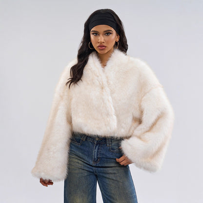 Vintage Fur Coat Short Ladies
