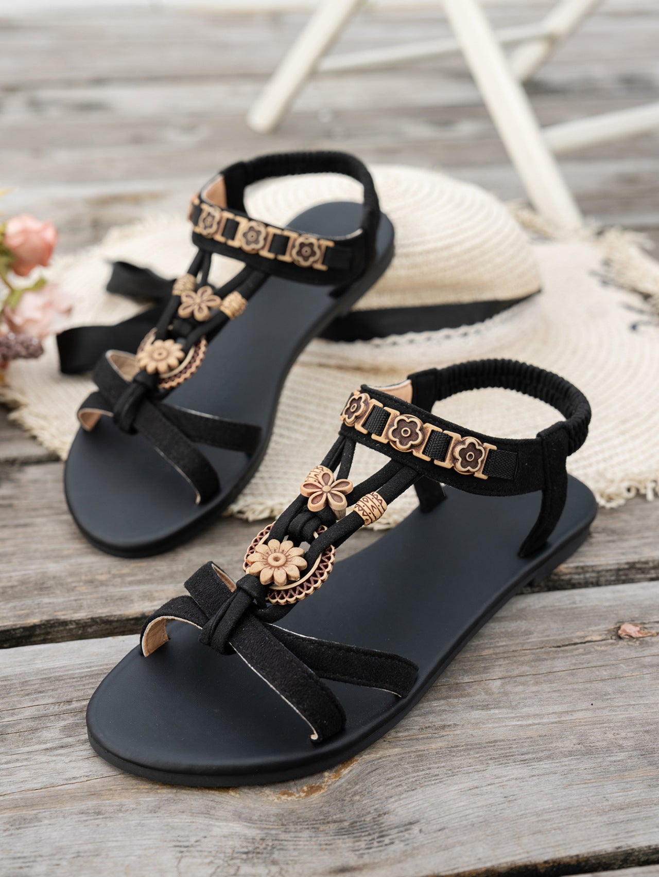 Women's Flat Plus Size Bohemian Beach Shoes